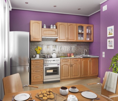 Оля Кухня Вишня/МДФ Ольха Оля Кухня Вишня/МДФ Ольха