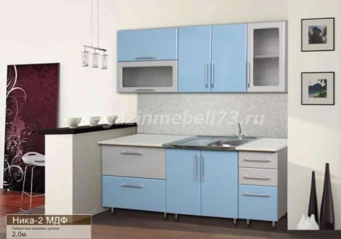 Кухонный Гарнитур Ника -2 МДФ 2,0м Кухонный Гарнитур Ника -2 МДФ 2,0м