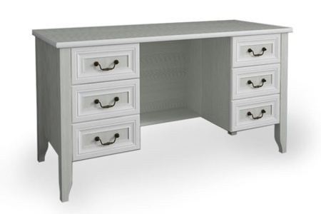 Стол прямой "Классика" с двумя тумбами