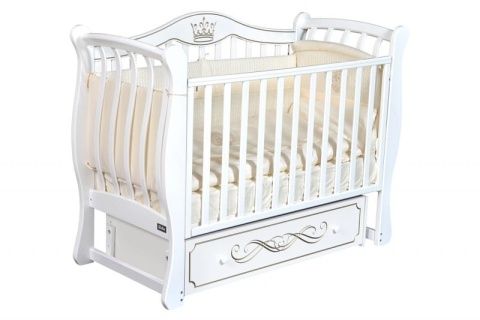 Кроватка с маятником "Charlize Elegance" Кроватка с маятником "Charlize Elegance"
