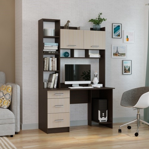 Компьютерный Стол Стайл №5 (Ш-1250 x Г-600 x В-1968 мм)/Разные Цвета Компьютерный Стол Стайл №5 (Ш-1250 x Г-600 x В-1968 мм)/Разные Цвета