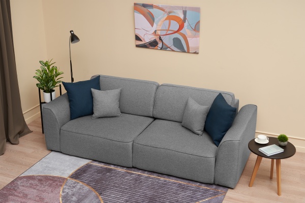 Диван еврокнижка Имир SE серый