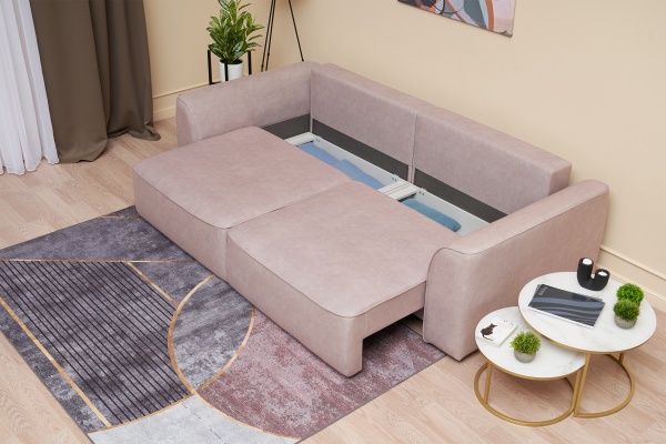 Диван еврокнижка Имир SE бежевый