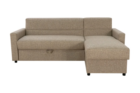 Диван угловой дельфин Виктория 2-1 темно-бежевый