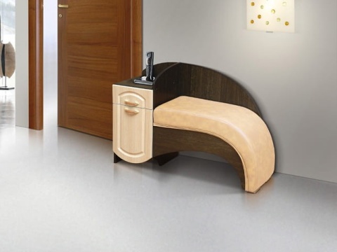 Скамья с тумбой "Фант" МДФ (слева)