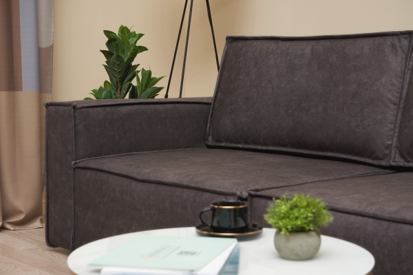 Диван еврокнижка Церра MAX серо-коричневый