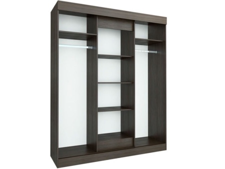 Шкаф-Купе Фиджи (Ш-1500/1700 х В-2100 х Г-540 мм)/Разные Цвета 