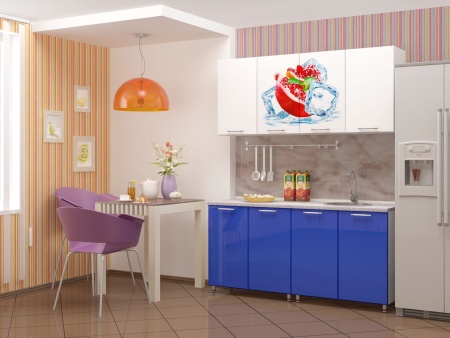 Кухонный Гарнитур Гранат МДФ/Фотопечать 1600/1700/1800/2000 мм