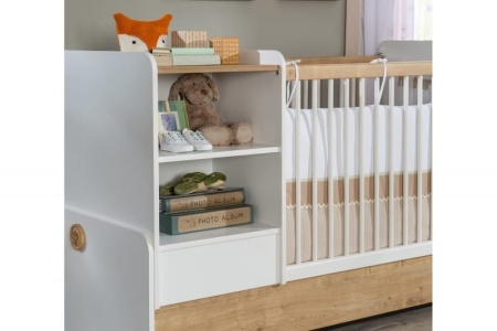 Кроватка трансформер "Natura Baby" 1600х750