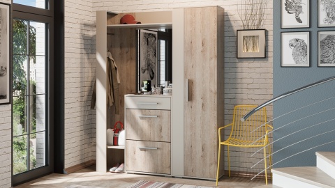 Прихожая «Нуар №1» Разные Цвета/Ш-1640×Г-349×В-2000 мм Прихожая «Нуар №1» Разные Цвета/Ш-1640×Г-349×В-2000 мм