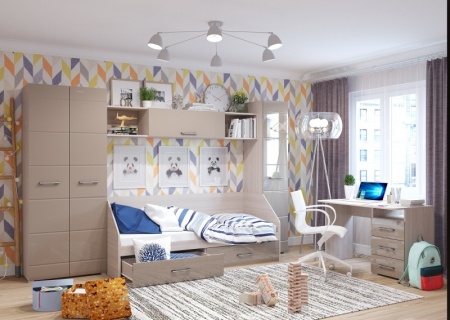 Детский Гарнитур "Ницца" МДФ/Разные Цвета