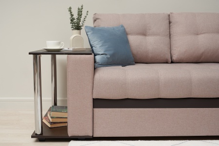 Диван угловой дельфин Миранда бежевый