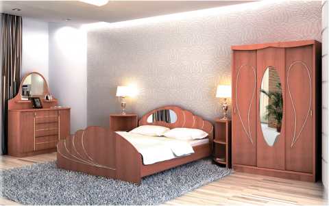 Жемчуг Спальный Гарнитур ЛДСП с Матрасом в Подарок/Разные Цвета Жемчуг Спальный Гарнитур ЛДСП с Матрасом в Подарок/Разные Цвета