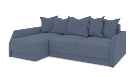 Диван Угловой Люксор Slim Т2 Разные Цвета/Д-2330 х Ш-1650 х В-830 мм