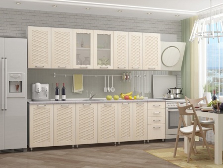 Кухонный Гарнитур Ирина МДФ 2600 мм