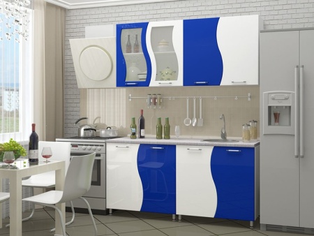 Кухонный Гарнитур Волна Глянец 1600/2000/2500/2600 мм