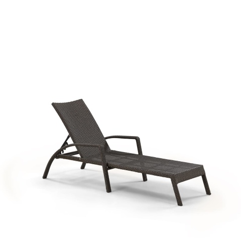 Шезлонг-лежак плетеный A30A-W53 Brown Шезлонг-лежак плетеный A30A-W53 Brown