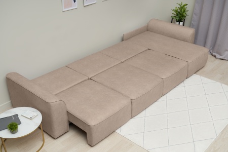 Диван угловой еврокнижка Имир MODOOL MAX бежевый