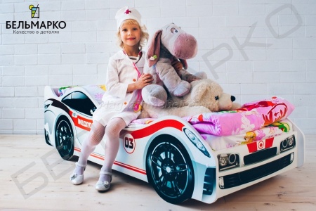 Детская кровать-тачка МЕДПОМОЩЬ Детская кровать-тачка МЕДПОМОЩЬ