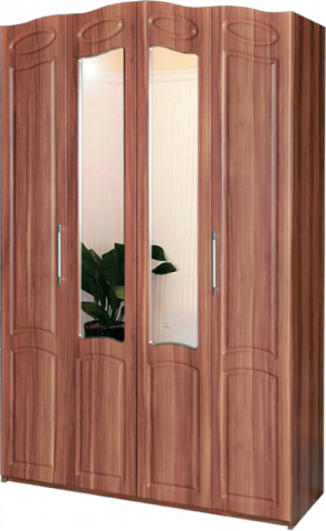 Клеопатра Шкаф 4-х Створчатый МДФ (Ш-1400 х В-2180 х Г-500 мм)/Разные Цвета Клеопатра Шкаф 4-х Створчатый МДФ (Ш-1400 х В-2180 х Г-500 мм)/Разные Цвета