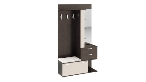 Прихожая «Эрика №1» Разные Цвета/Ш-1640×Г-357×В-1998 мм Прихожая «Эрика №1» Разные Цвета/Ш-1640×Г-357×В-1998 мм