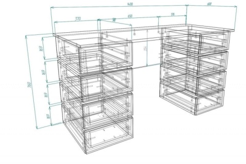 Письменный стол Мебелеф-17 Письменный стол Мебелеф-17