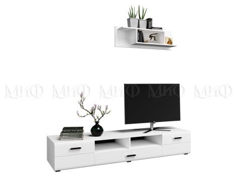 Тумба TV Ницца NEW 2 Двери + 1 Ящик МДФ  (Ш-2000 x В-350 x Г-520 мм) Тумба TV Ницца NEW 2 Двери + 1 Ящик МДФ  (Ш-2000 x В-350 x Г-520 мм)