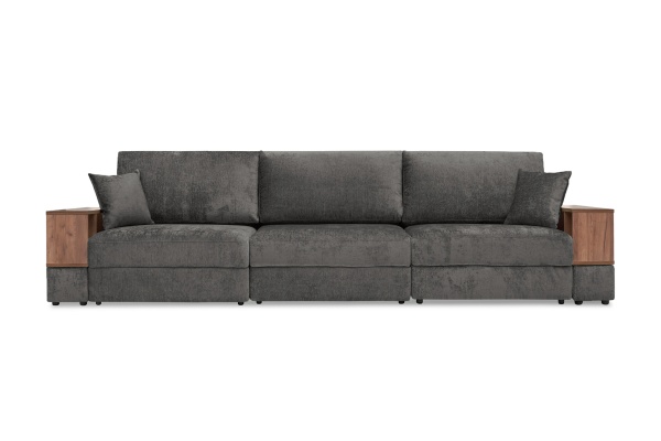 Диван пантограф Рон MODOOL MAX с барами серый