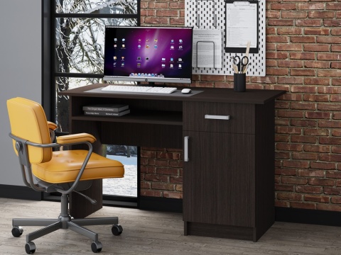 Письменный Стол Боско 01 с Дверью (1,1х0,75х0,6)/Разные Цветы Письменный Стол Боско 01 с Дверью (1,1х0,75х0,6)/Разные Цветы