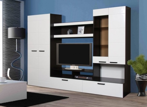 Гостиная Нэнси МДФ/Разные Цвета (Д-2800 х Г-470 х В-2000 мм)