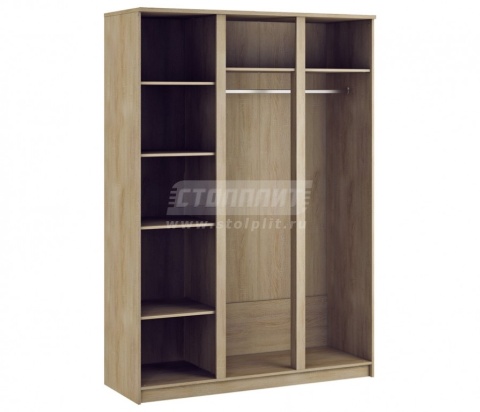 Веста СБ-2258 Шкаф 3-х дверный Веста СБ-2258 Шкаф 3-х дверный