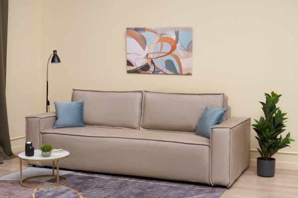 Диван еврокнижка Церра SE бежевый