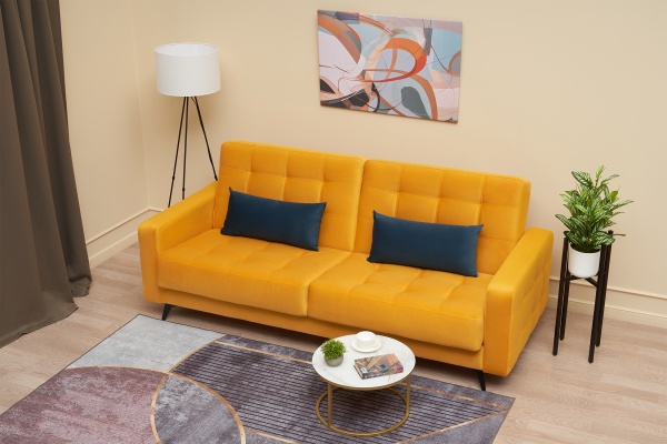 Диван книжка Рон City SE желтый