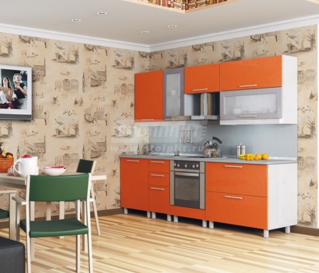 Анна Кухонный гарнитур Оранж