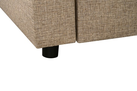 Диван угловой дельфин Виктория 2-1 темно-бежевый