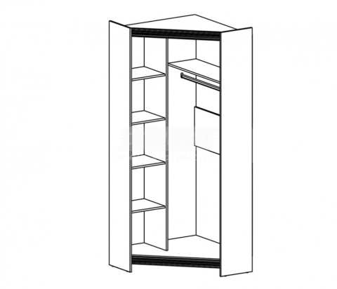 Дакота СБ-1894 Шкаф угловой Дакота СБ-1894 Шкаф угловой