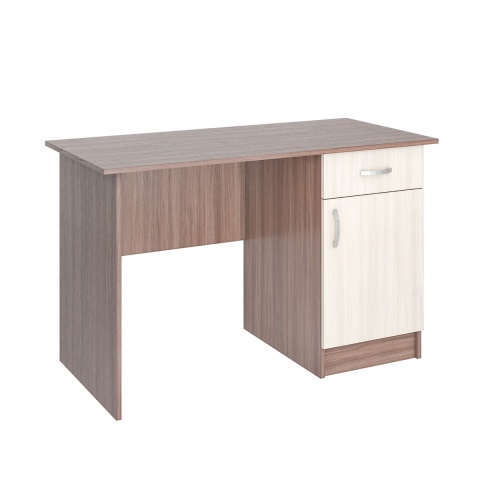 Письменный Стол Рига с Тумбой и Ящиком/Разные Цвета  Письменный Стол Рига с Тумбой и Ящиком/Разные Цвета