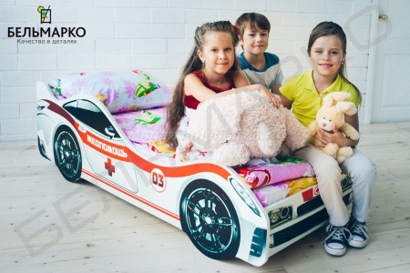 Детская кровать-тачка МЕДПОМОЩЬ Детская кровать-тачка МЕДПОМОЩЬ