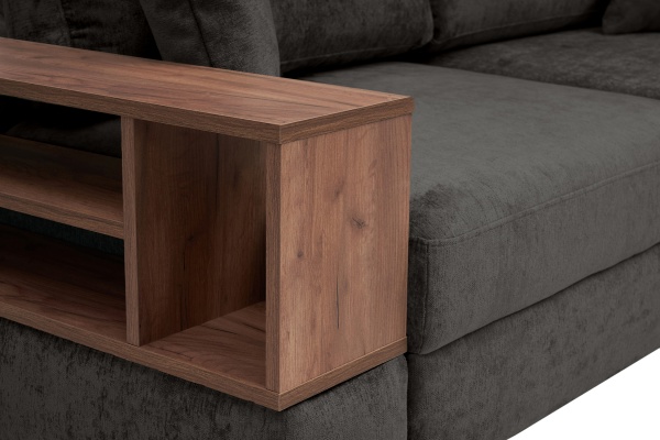 Диван пантограф Рон MODOOL с барами серый