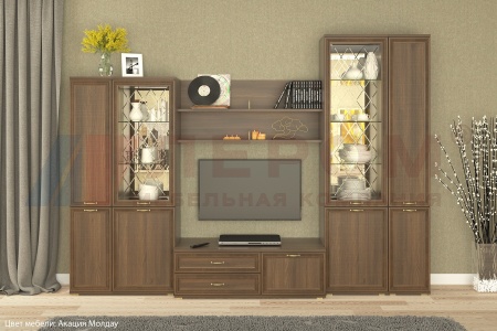 Гостиная-Стенка Карина-24 (В-2224 х Ш-3060 х Г-448 мм) Гостиная-Стенка Карина-24 (В-2224 х Ш-3060 х Г-448 мм)