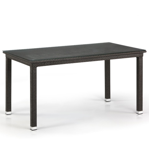 Плетеный стол T256A-W53-140x80 Brown Плетеный стол T256A-W53-140x80 Brown