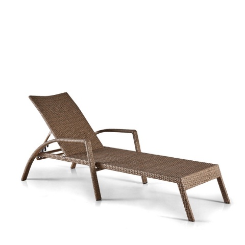 Шезлонг-лежак плетеный A30B-W56 Light Brown Шезлонг-лежак плетеный A30B-W56 Light Brown