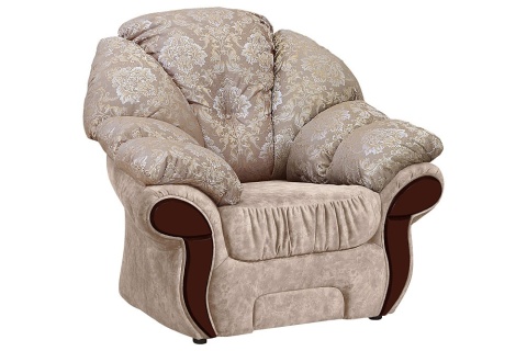 Кресло отдыха Глория-23 (декор массив орех)