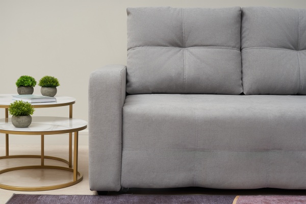 Диван выкатной Калипсо compact светло-серый