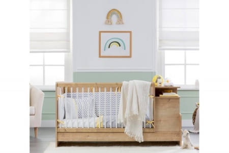 Кроватка-трансформер "Mocha Baby" с полками