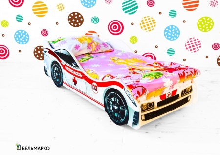 Детская кровать-тачка МЕДПОМОЩЬ Детская кровать-тачка МЕДПОМОЩЬ