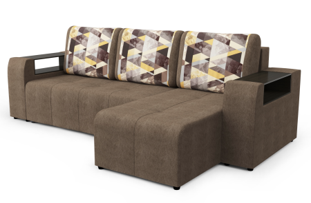 Диван угловой Версаль СК 1ПФ-2Т/2Т-1ПФ (Ш-3010 х Г-1665 х В-1000 мм)/Спальное место Ш-1600 х Г-2400 мм