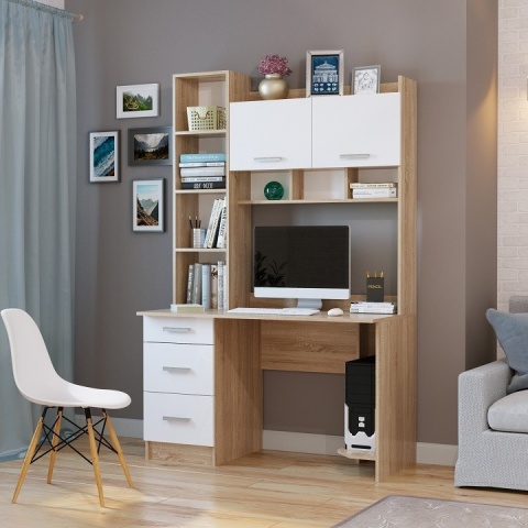 Компьютерный Стол Стайл №5 (Ш-1250 x Г-600 x В-1968 мм)/Разные Цвета Компьютерный Стол Стайл №5 (Ш-1250 x Г-600 x В-1968 мм)/Разные Цвета