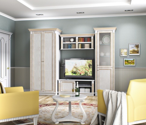 Гостиная Версаль Комплект L-2920 Белый Ясень (Ш 2910 X В 2184 X Г 485 мм) Гостиная Версаль Комплект L-2920 Белый Ясень (Ш 2910 X В 2184 X Г 485 мм)