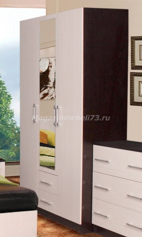 Николь Шкаф 3-х Створчатый ЛДСП (Ш-1200 х Г-500 х В-2100 мм)/Разные Цвета Николь Шкаф 3-х Створчатый ЛДСП (Ш-1200 х Г-500 х В-2100 мм)/Разные Цвета